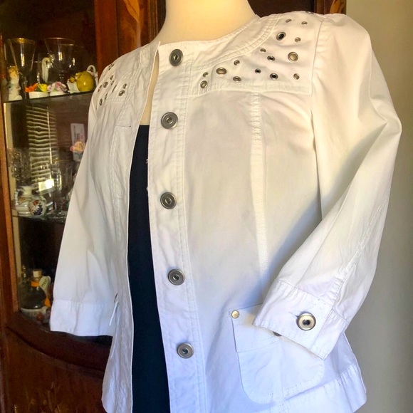 Baccini Jean jacket. - Picture 2 of 7